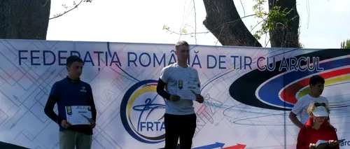 Un elev de la Colegiul Militar din Craiova a OBȚINUT Locul I la competiția organizată de Federația Română de tir cu arcul