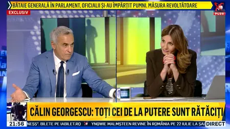 Călin Georgescu, ultima emisiune la Realitatea TV? În dialog cu Anca Alexandrescu acuză că a fost invitat doar pentru rating și că ultimul mesaj i-a fost cenzurat. Ce replici aprinse au schimbat cei doi