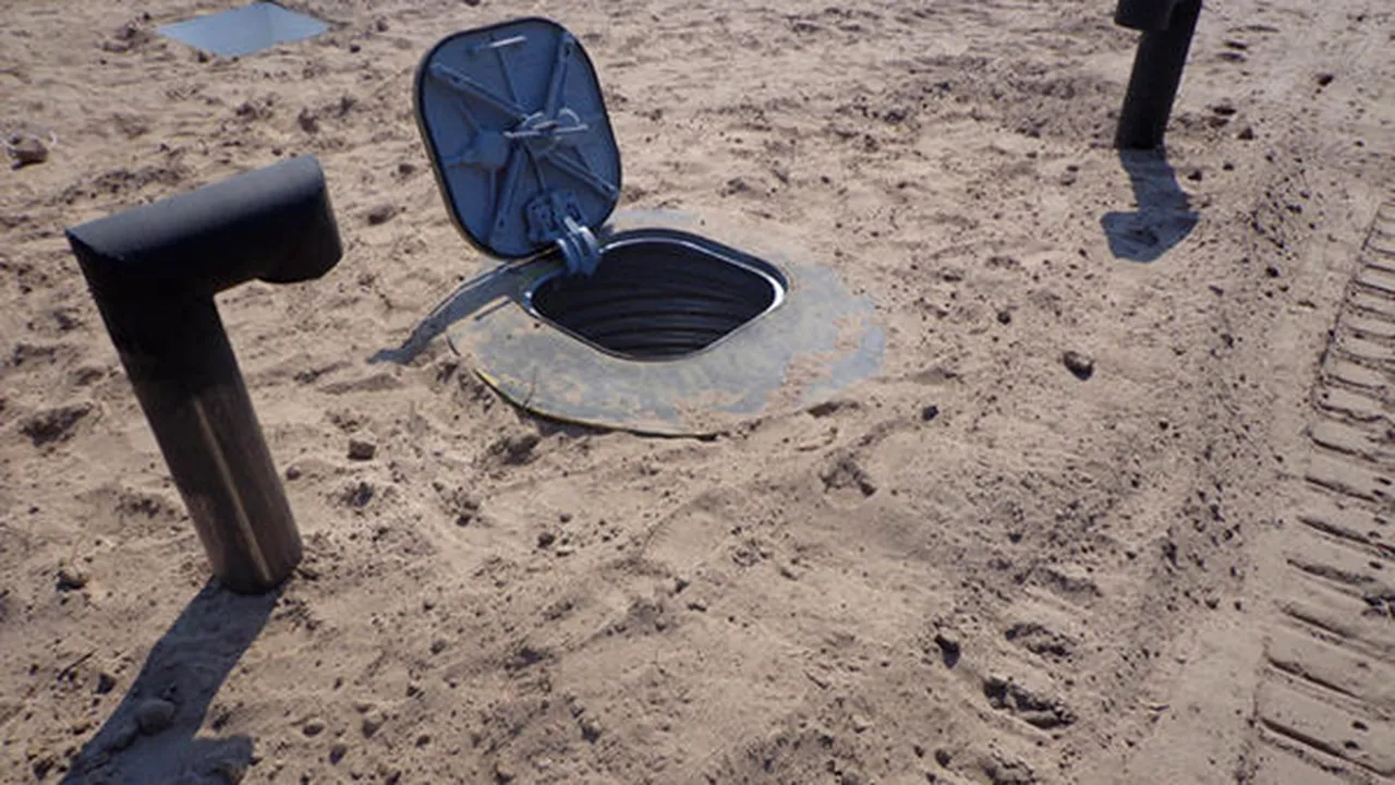 Aceasta este intrarea. Ce și-a construit acest bărbat la șase metri sub pământ pare desprins din filmele SF. Ce l-a speriat așa de tare?