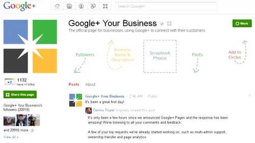 Pe urmele Facebook: Google Plus va permite crearea de pagini pentru branduri. VIDEO