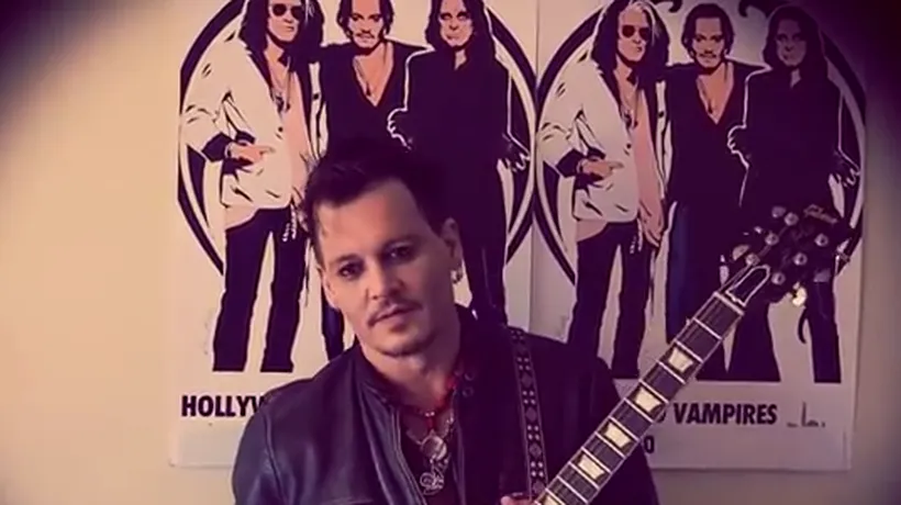 Johnny Depp, mesaj video pentru români