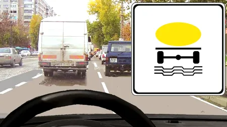Puțini șoferi pot răspunde la această întrebare: Ce anunță indicatorul rutier din imagine, de fapt?