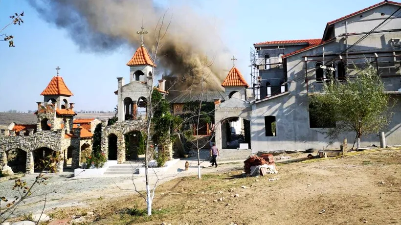 Amendă aplicată mănăstirii Sfântul Filip din Urluia, Constanța, după puternicul incendiu