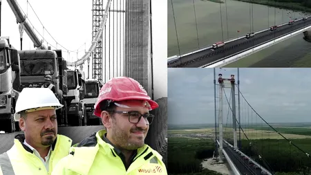 VIDEO | Podul suspendat de la Brăila – teste DECISIVE înaintea inaugurării