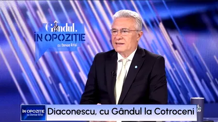 Cristian Diaconescu: „O confruntare în TURUL 2, probabil o văd cu unul din cei care reprezintă primele două partide, Ciucă sau Ciolacu”
