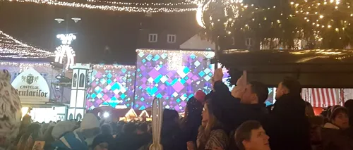 Cel mai frumos Târg de Crăciun din România s-a deschis. VIDEO
