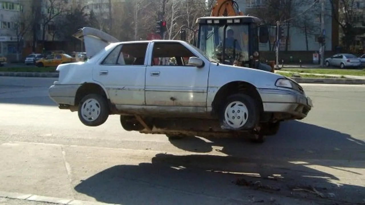 Peste 700 de mașini au fost abandonate în 2015, într-un singur sector din București