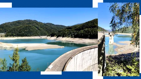 Un baraj al Administraţiei Apele Române este la 36% coeficient de umplere, cel mai SCĂZUT din ultimii 6 ani