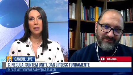 GÂNDUL LIVE. Preotul Constantin Necula: „Sunt recunoscător Patriarhului Daniel” / „Ciuma, lepra, toate bolile au trecut prin corpul social al bisericii”