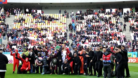 Spiderman, Batman, Superman și Zorro au venit la FCSB - U. Craiova! Surpriză imensă la Arena Națională (FOTO)