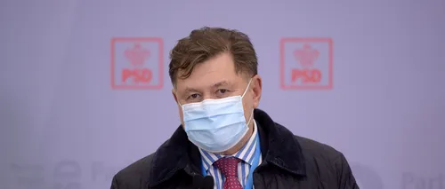 Alexandru Rafila, validat de Consiliul Politic Național al PSD pentru a fi propunerea social-democraților pentru funcția de premier
