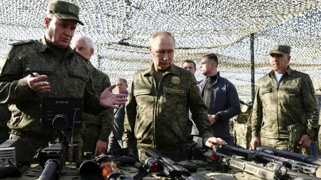 Rusia și Belarus simulează un ATAC nuclear la Zapad-2025. Putin a inspectat trupele îmbrăcat în uniformă militară