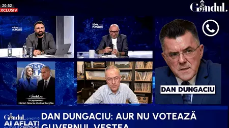 Strategia suveraniștilor în ecuația unui guvern Veștea. Dan Dungaciu: AUR nu votează acest guvern