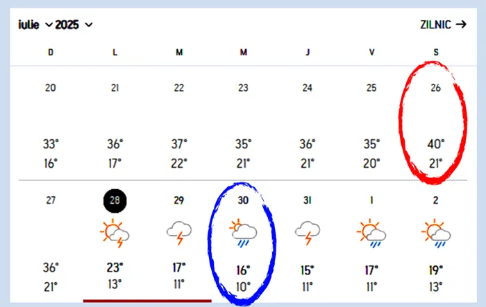 Vine iarna deja? Orașele din România în care temperaturile scad de la 40 la 10 grade Celsius, potrivit meteorologilor Accuweather