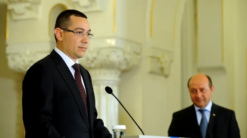 Ponta vrea să vorbească cu Băsescu. Ce solicitare are premierul