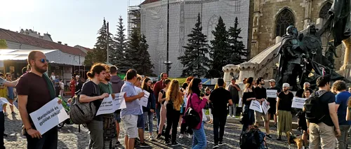 Răspuns la incidentele din Valea Uzului: Marș de solidaritate româno-maghiar la Cluj / „Jandarmeria învrăjbește România