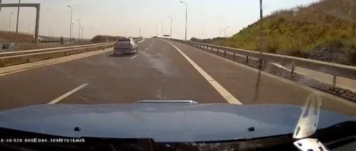 Ce a făcut un șofer din Sibiu pe autostradă. „M-am uitat ca prostul de vreo 4-5 ori și tot nu îmi vine să cred