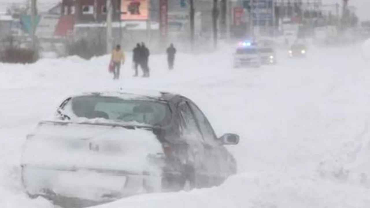 România, paralizată din cauza zăpezii. Situația pe județe