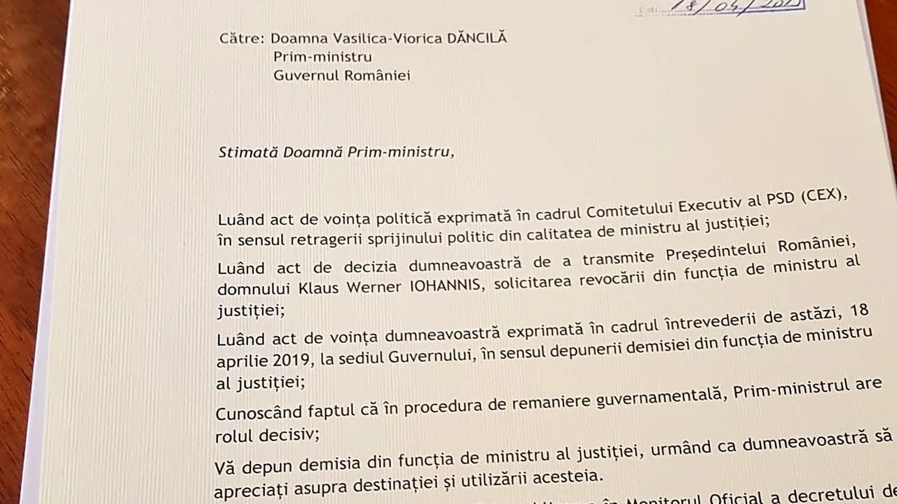 Tudorel Toader și-a publicat demisia pe Facebook - FOTO