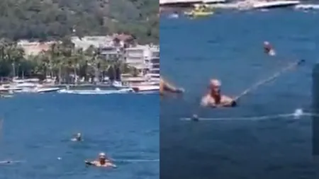 UPDATE | Răsturnare de situație în cazul rechinului alungat cu mopul, în Turcia. Autoritățile au precizat ce s-a întâmplat, de fapt, în apă (VIDEO)