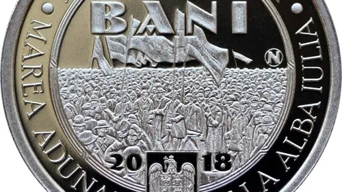 #CentenarRomânia. BNR a lansat o bancnotă și 4 monede, pentru a aniversa UN SECOL de la MAREA UNIRE