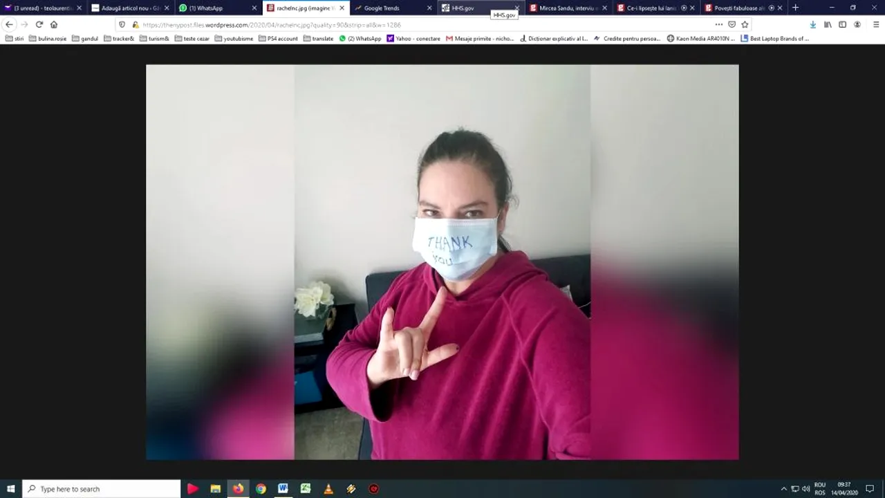 COVID-19. Infectată cu noul coronavirus, deși a stat în autoizolare 21 de zile! Cum e posibil așa ceva. VIDEO