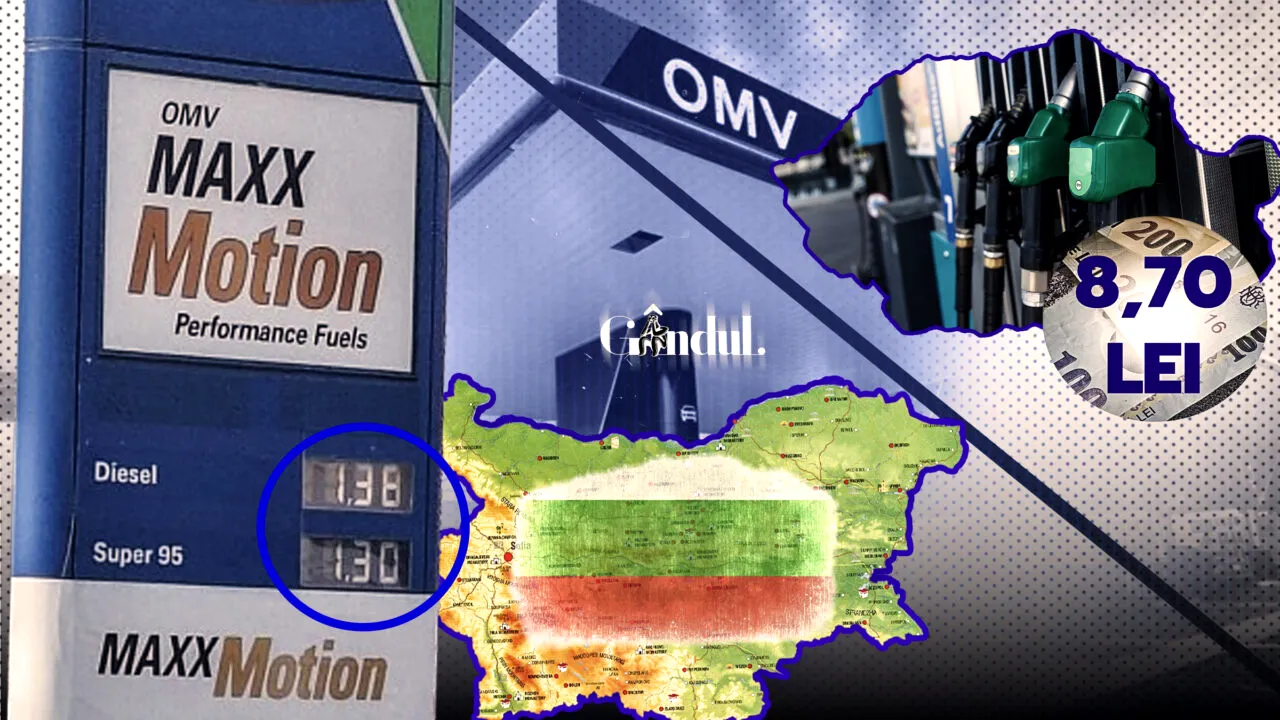 Combustibilul din Bulgaria, mult mai ieftin decât în România. Diferența este de aproape 3 lei în minus pentru vecinii de la sud