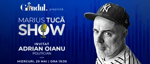 Marius Tucă Show începe miercuri, 29 mai, de la ora 19.30, live pe gândul.ro. Invitat: Adrian Oianu