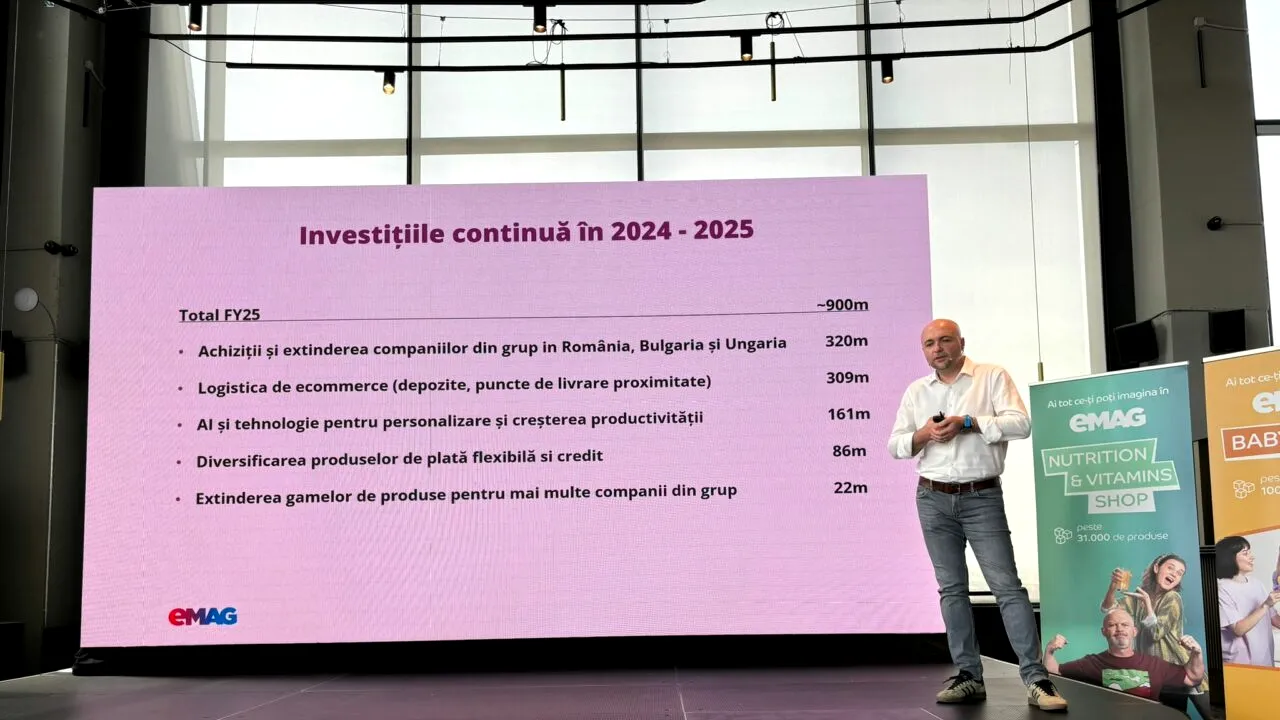 Numărul clienților și al comenzilor de pe eMag, în creștere semnificativă. La cât a ajuns cifra de afaceri a retailerului online