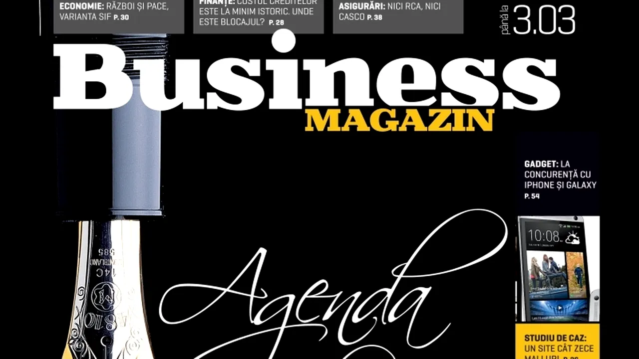Cei mai puternici CEO din România își prezintă agenda pe 2013 în Business Magazin