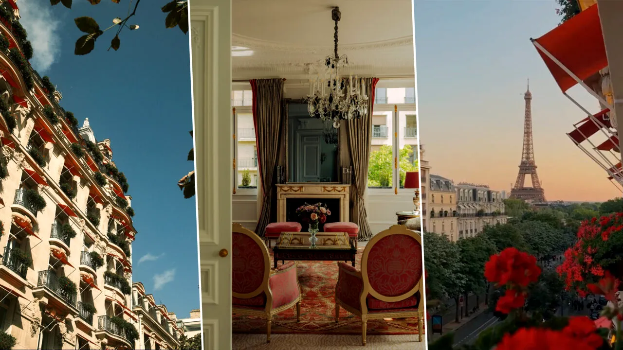 Jaf de un milion de euro la Paris: doi bărbați s-au cățărat pe fațada hotelului Plaza Athénée și au spart un apartament. Cu ce obiecte de valoare au reușit să fugă