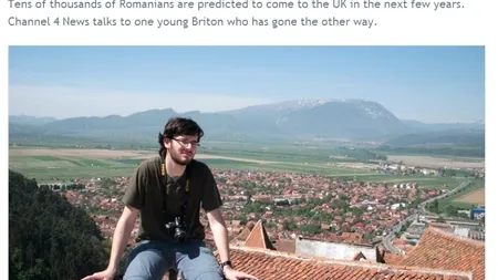 Povestea migrației, spusă din sens opus. Channel 4 prezintă un britanic care a decis să se mute în România 
