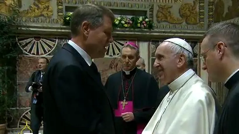 Klaus Iohannis, în fața Papei Francisc alături de liderii UE. Apelul făcut de Suveranul Pontif. VIDEO