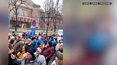 PROTEST în Timișoara, după închiderea Maternității „Odobescu”. Orașul a rămas, astfel, cu o singură unitate sanitară pentru nașteri