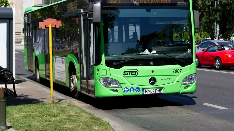 Noile autobuze Mercedes hibrid din Bucureşti au început deja să fie vandalizate (VIDEO)