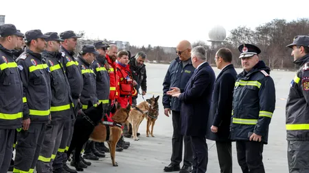 FOTO-VIDEO | Momentul îmbarcării salvatorilor români care vor fi transportați în Turcia