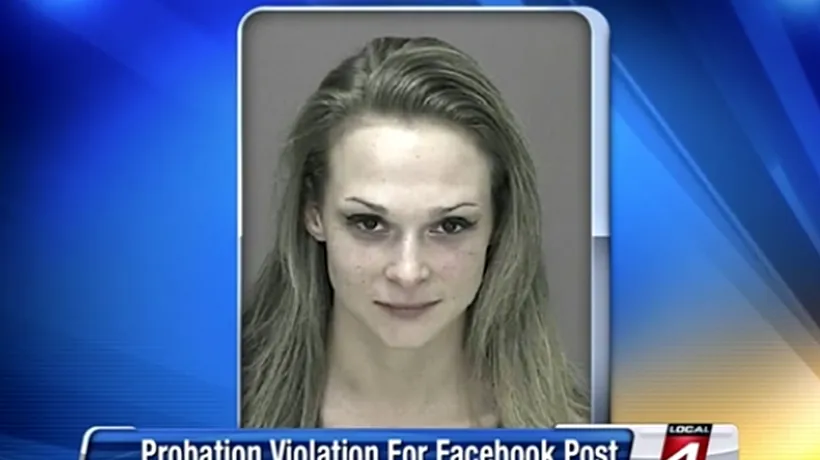 O tânără ar putea ajunge la închisoare din cauza unei postări pe Facebook
