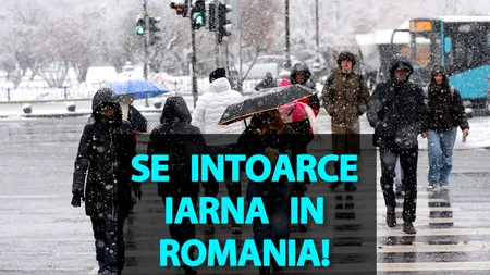 Meteorologii Accuweather anunță că se întoarce iarna în România. Ce se întâmplă în București