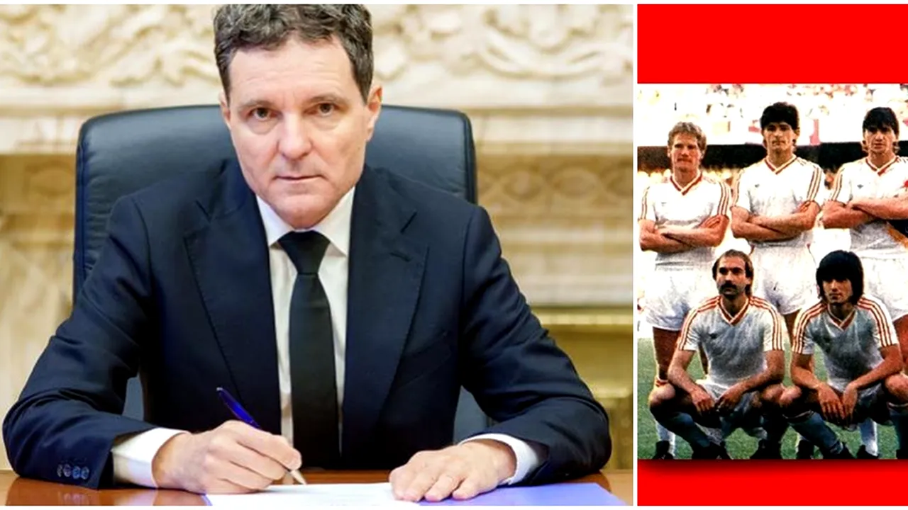 Nicușor Dan i-a decorat pe „eroii de la Sevilla”: echipa Steaua, câștigătoare a CCE în 1986, omagiată de președintele României