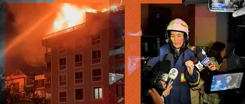 VIDEO | Cum a politizat Clotilde Armand incendiul de pe Șoseaua Nordului: ”Neavând cum să atragă atenția cetățenilor, a cerut o cască și o geacă de la pompieri pentru a da bine la TV”