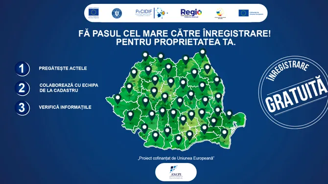 Ești plecat în străinătate? Fii la curent cu procesul de înregistrare sistematică din localitatea ta!