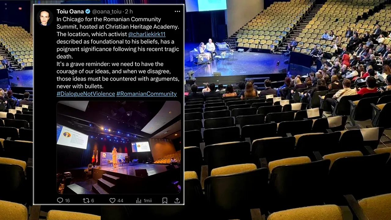 De neînțeles. Oana Țoiu a revenit și și-a repostat textul pe X cu mesajul de condamnare a asasinatului lui Charlie Kirk. Inițial și-a șters postarea, fix în ziua înmormântării sale
