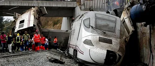 Cel mai grav accident feroviar din Spania. Bilanțul a ajuns la 80 de morți. GALERIE FOTO + VIDEO