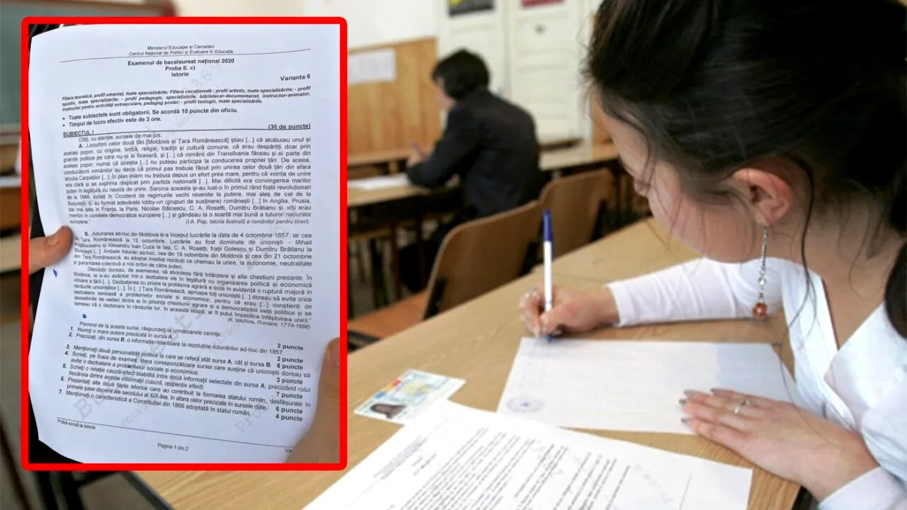 BAC 2023 | Subiectele de la istorie, de astăzi. Ce a dat mari bătăi de cap elevilor