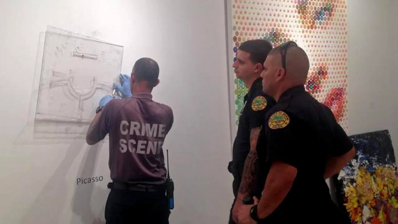 Un platou din argint creat de Picasso, furat de la un târg de artă din Miami