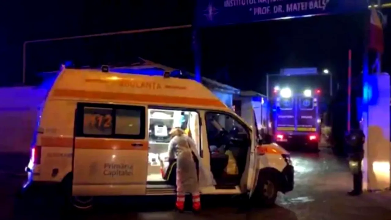 SURSE: De la ce ar fi pornit incendiul de la Spitalul ”Matei Balș din București