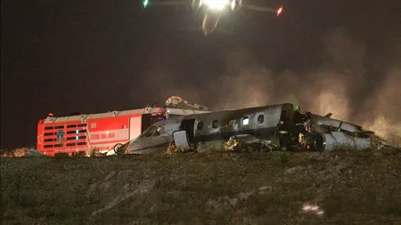 Un aeroport din Turcia, închis în urma prăbușirii unui avion pe o pistă de decolare