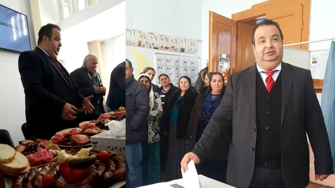 Autointitulatul rege al romilor din România a mers la urne cu alai, după ce a jurizat un concurs