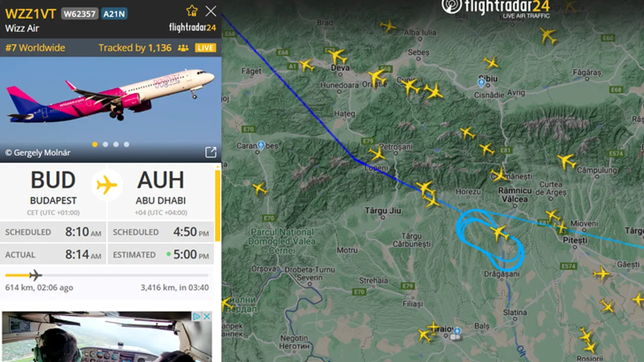 Un avion Wizz Air a aterizat de urgență pe Otopeni, iar o cursă Ryanair a revenit la sol, imediat după decolarea de la București