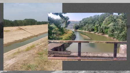 Canalele de irigații au SECAT în Dolj. Apa din Dunăre nu mai poate ajunge la fermieri